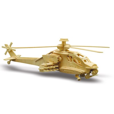 DONAU KIT DE CONSTRUCCIÓN HELICÓPTERO APACHE EN MADERA