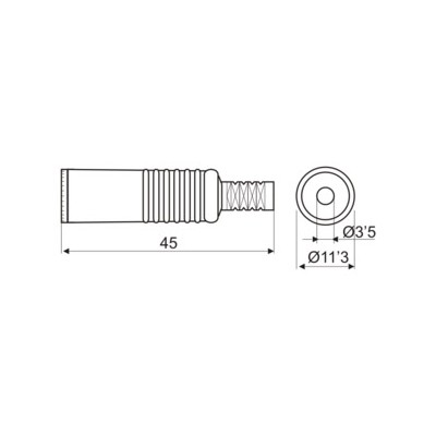 DH JACK HEMBRA ESTÉREO 3,5 MM