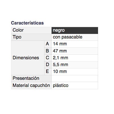 DH CONECTOR ALIMENTACIÓN