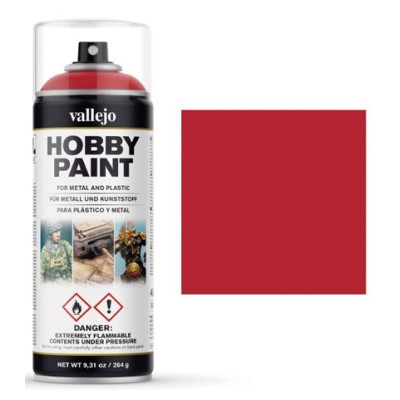 VALLEJO HOBBY PAINT IMPRIMACIÓN SPRAY ROJO SANGRE