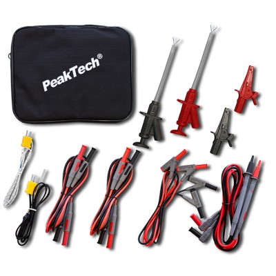 PEAKTECH SET DE ACCESORIOS DE MEDIDA PARA MULTÍMETROS Y FUENTES