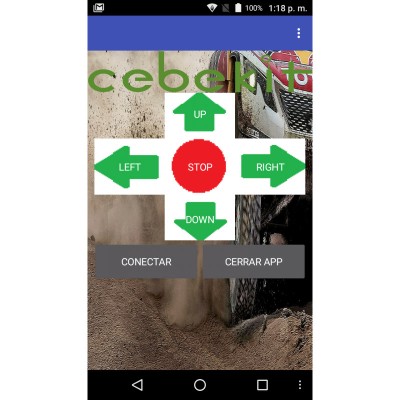 CEBEKIT ROBOT CONTROL POR BLUETOOTH DESDE TU MÓVIL