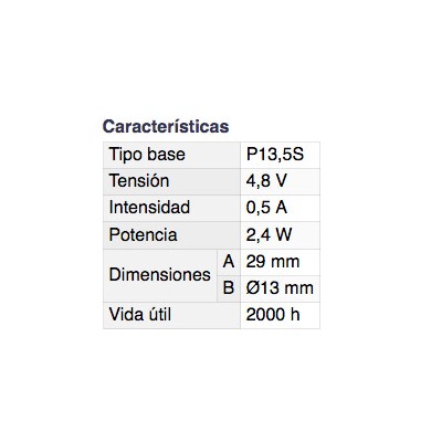 DH BOMBILLA DE FILAMENTO PRE FOCO KRYPTON