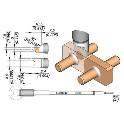 JBC CARTUCHO CONECTOR REDONDO