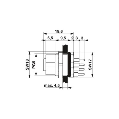 PHOENIX CONECTOR ENCHUFABLE