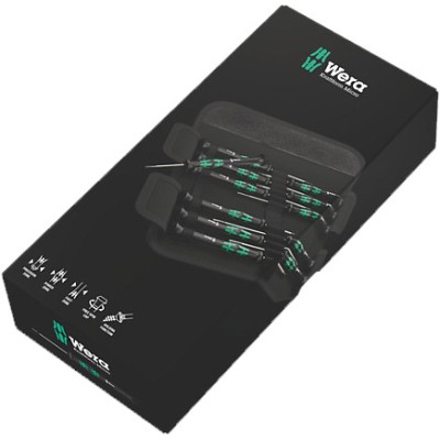 WERA JUEGO DE DESTORNILLADORES KRAFTFORM MICRO 12 UNIVERSAL DE 12 PIEZAS