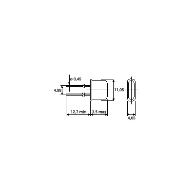 CRISTAL CUARZO CAPSULA  HC-49/S