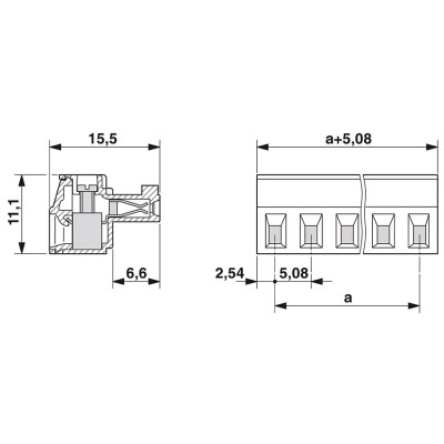 PHOENIX CONECTOR PARA PLACA DE CIRCUITO IMPRESO