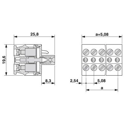 PHOENIX CONECTOR PARA PLACA DE CIRCUITO IMPRESO