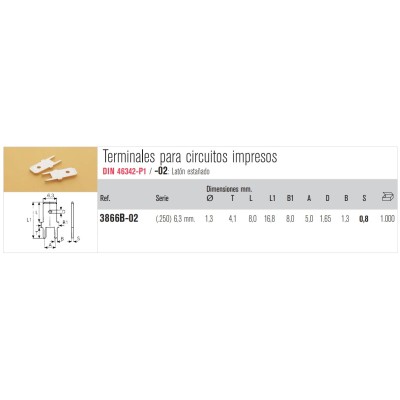 TERMINAL CIRCUITO IMPRESO