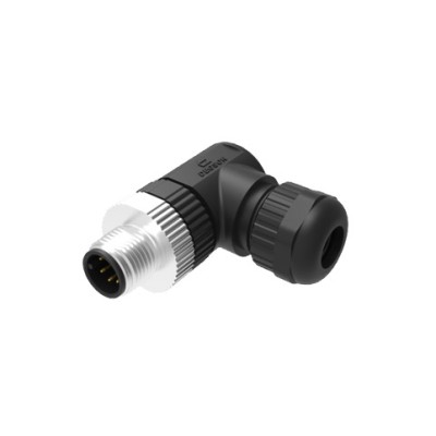 DEGSON CONECTOR MACHO ACODADO M12