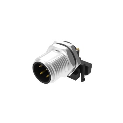 DEGSON CONECTOR MACHO ACODADO M12