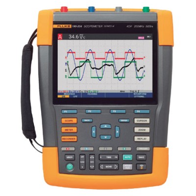 FLUKE SCOPEMETER EN COLOR 4 CANALES