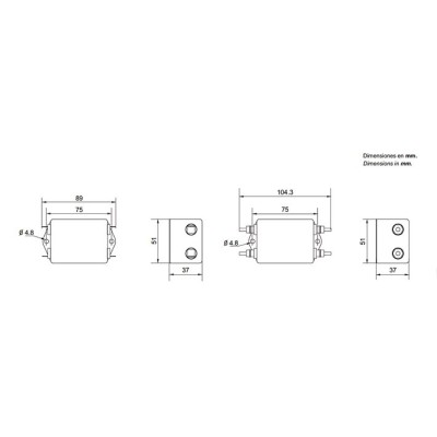 EMIKON FILTRO RFI CONTRA INTERFERENCIA 10A