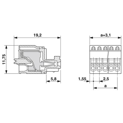 PHOENIX CONECTOR PARA PLACA DE CIRCUITO IMPRESO