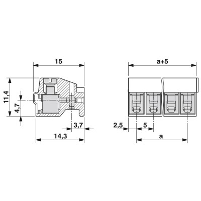 PHOENIX CONECTOR PARA PLACA DE CIRCUITO IMPRESO