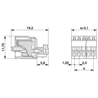 PHOENIX CONECTOR PARA PLACA DE CIRCUITO IMPRESO