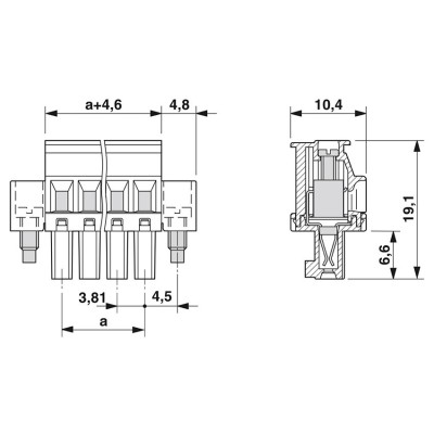 PHOENIX CONECTOR PARA PLACA DE CIRCUITO IMPRESO