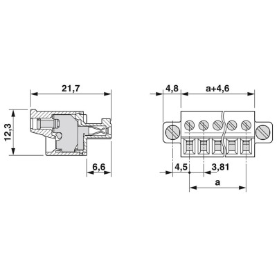 PHOENIX CONECTOR PARA PLACA DE CIRCUITO IMPRESO