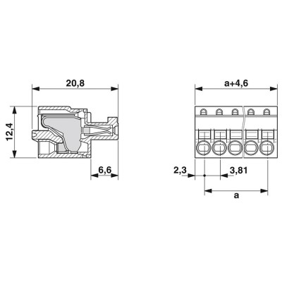 PHOENIX CONECTOR PARA PLACA DE CIRCUITO IMPRESO