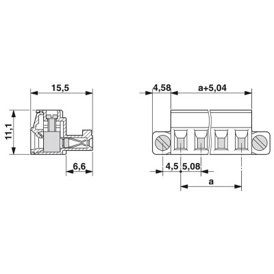 PHOENIX CONECTOR PARA PLACA DE CIRCUITO IMPRESO