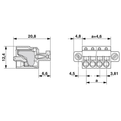 PHOENIX CONECTOR PARA PLACA DE CIRCUITO IMPRESO