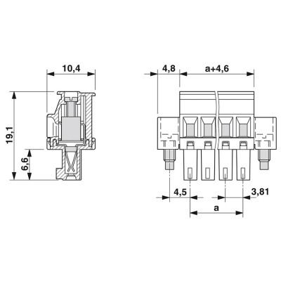 PHOENIX CONECTOR PARA PLACA DE CIRCUITO IMPRESO