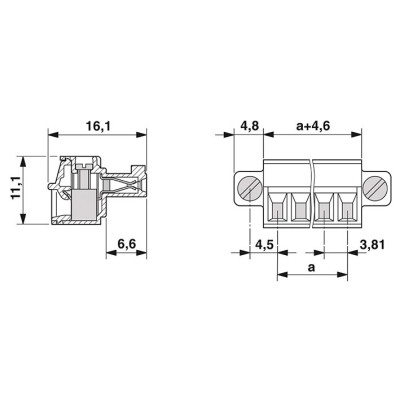 PHOENIX CONECTOR PARA PLACA DE CIRCUITO IMPRESO