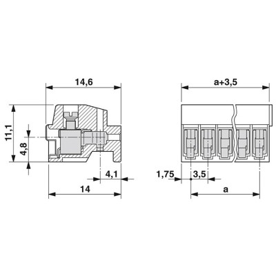 PHOENIX CONECTOR PARA PLACA DE CIRCUITO IMPRESO