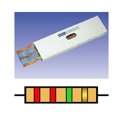 RESISTENCIA 1/4W 5%, 5000 ud